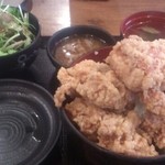 ひなたかなた - 本日の唐揚げ丼680円