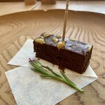 キトクラスカフェ - チョコケーキ。