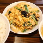 珍来 - 料理写真:木耳玉子炒め定食