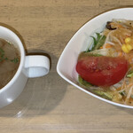 ボン・ボヌール - スープ&サラダセット　300円！