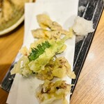 三ノ宮高架下市場 - ホタルイカ天ぷら