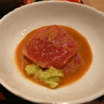 帰燕 - 鮪　胡麻だれかけ