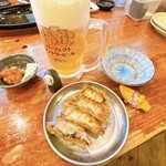 Yotteya - センベロはドリンク2杯なので
                      生ビールをおかわり