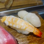 Tsukiji Sushichou - 「おまかせ盛 扇 ＜８貫＞」