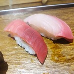 Tsukiji Sushichou - 「おまかせ盛 扇 ＜８貫＞」