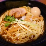 双麺 - 味玉双麺ラーメン（醤油）大盛