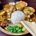 インド・ネパールレストラン クスブ - 料理写真:ネパーリタカリセット