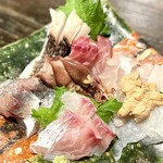 Hechimon - めじな炙り・いさき・皮はぎ 肝ダク・あじ・鯛