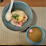 麺処 はら田 - 料理写真:【限定】鯛と桜の昆布水つけめん(1,500円)