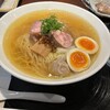 Ramen Hachino Ashiha - 塩ラーメン+煮卵トッピング+麺大盛り