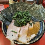 ラーメン 環2家 - 中チャーシュー麺、TP海苔、ほうれん草