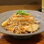 桶家乃隠居 - 筍とブタの金平