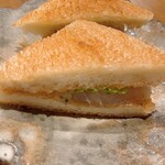 心粋厨房 獬 - スモークした鰆のサンドウィッチ