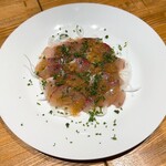 洋食 おがた - 鯵のカルパッチョ