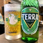 Hongdae chicken - ＊韓国ビールTERRA（テラ）（¥770）