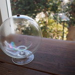 玄関脇に置かれたオブジェ