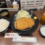 Tonkatsu Mitani - 山形豚　リブロース200ｇ　定食　2,300円