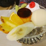 マヅラ喫茶店 - プリンアラモード