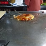 ｶｰﾌﾟお好み焼 - もうすぐ完成♪