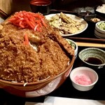 ごちそう家 ぽん太 - ソースカツ丼（大）