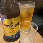関内餃子軒 - 瓶ビール、烏龍茶　2024.04