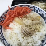 Yoshinoya - 1杯目は、ねぎ塩豚丼風