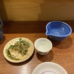 蕎麦 ろうじな - 万願寺じゃこ