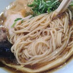 Japanese Soba Noodles 蔦 - 麺のアップ