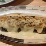 UO家 翔 - 海老真丈と茄子の一本揚げ