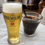ラ・ベファーナ - ビール、アイスコーヒー