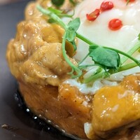 Osteria Falco - 雲丹だらけ。少しピリ辛の味を忍ばせて