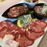 肉の割烹 田村  - 牛タン三昧［上牛タン/ネギ塩牛タン/ネギ味噌切落とし/牛タン/牛タンサガリ］