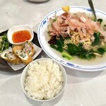 美食人 エピキュア 歓歓 - 京の皿うどん＋真鯛と海老の湯葉春巻きのセット