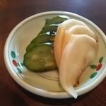 うな亭 - 香の物