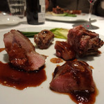 クッチーナ イタリアーナ ガッルーラ - 2014.02　岐阜県の猪の炭焼きと自家製ｻﾙｼｯｼｬ　赤ﾜｲﾝのｻﾙｻ
      