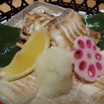 Ajidokorokuishimbou - 太刀魚岩塩焼き