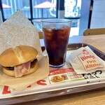 Wendy's First Kitchen - Jr.ベーコンエッグバーガーセット 630円