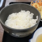 Kumashiro Shokudou - 天ぷら定食のご飯