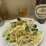 岐阜屋 - 見ての通り白菜多め、青菜が好き