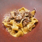 NOBI - 仔羊のラグーソース　パッパルデッレ　1800円