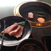 米澤牛DINING べこや - 上カルビのランチ。