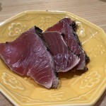 鮨　まつ本 - 初ガツオのタタキ