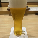 鮨　まつ本 - 生ビール