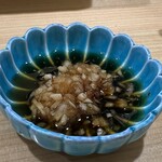 鮨　まつ本 - 新玉ねぎ醤油