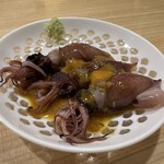 鮨　まつ本 - ホタルイカ ウニ醤油