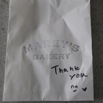 MAREY'S BAKERY - ワンメッセージがかわいい…