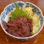 Horse sashimi (red meat)