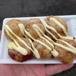 3丁目のたこボール - めかぶ塩味にマヨON♫