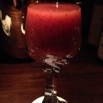 苺のカクテル