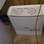 上善庵 - 何処の古民家でも、トイレは寒いのだが、ここは暖房器具がついてます。ホッとしますね！